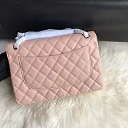 Chanel shoulder bag pink colour with white Silver buckle 1113 - 6