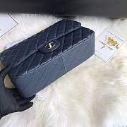 Chanel shoulder bag dark blue colour with Silver/gold buckle 1113 - 6