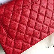 Chanel shoulder bag red colour with white silver buckle 1113 - 2