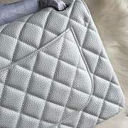 Chanel shoulder bag off-white colour with silver buckle 1113 - 2