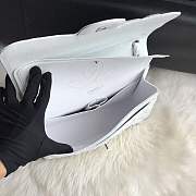 Chanel shoulder bag off-white colour with silver buckle 1113 - 3