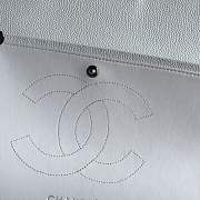 Chanel shoulder bag off-white colour with silver buckle 1113 - 6