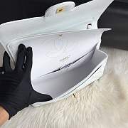 Chanel shoulder bag off-white colour with gold buckle 1113 - 4