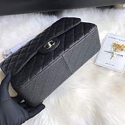 Chanel shoulder bag Black colour with silver buckle 1113 - 6