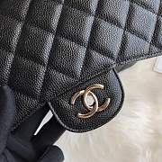 Chanel shoulder bag Black colour with silver buckle 1113 - 2