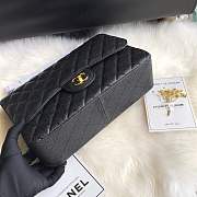 Chanel shoulder bag Black colour with gold buckle 1113 - 5