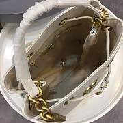 Chanel bucket bag white colour with gold hardware AS0310 - 2