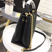 Chanel bucket bag black colour with gold hardware AS0310 - 4