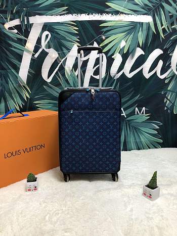 Louis Vuitton blue travel luggage box