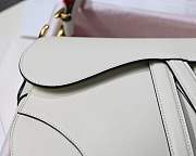 Dior Saddle bag white - 2