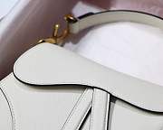 Dior Saddle bag mini white - 3