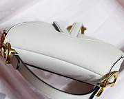 Dior Saddle bag mini white - 2