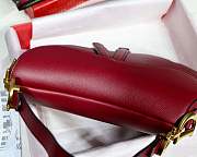 Dior Saddle bag burgundy - 2