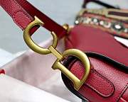 Dior Saddle bag burgundy - 3