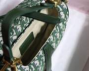Dior mini Saddle bag Green - 4