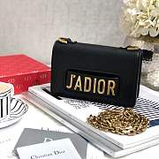 Dior Black J'adior Flap Bag with Chain - 1