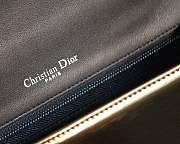Christian Dior Metallic Gold Micro Cannage Leather  Diorama Bag - 6