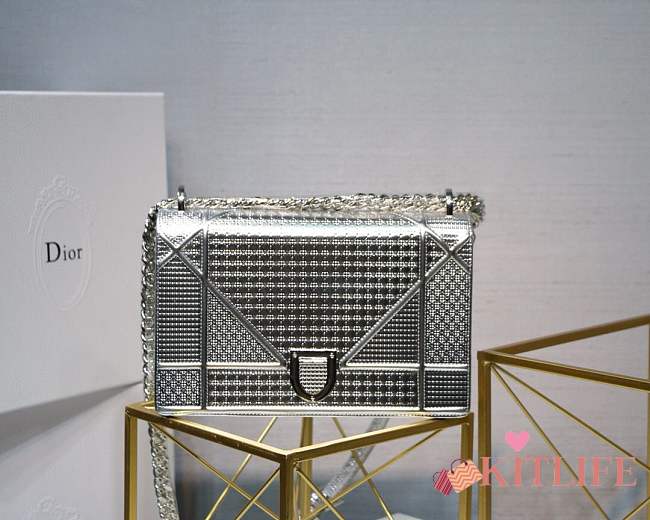 Dior Medium Diorama Bag silver - 1