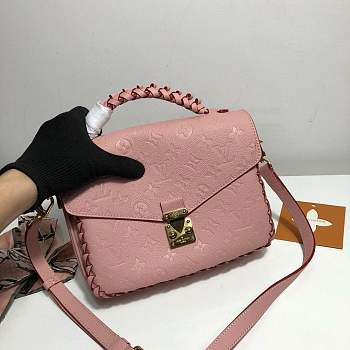 Louis Vuitton Monogram Empreinte Pochette Metis M43941 pink