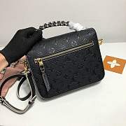 Louis Vuitton Monogram Empreinte Pochette Metis M43941 Black - 5