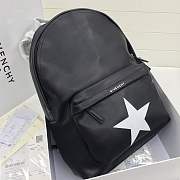 Givenchy Backpack calfskin leather white star black 5533469 - 1