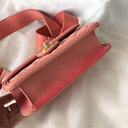 Chanel Flap Grained Calfskin Bag pink AS0061 - 4