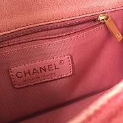 Chanel Flap Grained Calfskin Bag pink AS0061 - 5