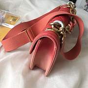 Chanel Flap Grained Calfskin Bag pink AS0062 - 2