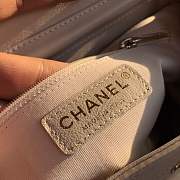 Chanel Calfskin Coco Chevron Backpack Bag  A57555 white - 2