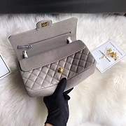 Chanel caviar calfskin leather 2.55 Flap gray Bag 1112 - 2