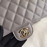 Chanel caviar calfskin leather 2.55 Flap gray Bag 1112 - 3