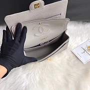 Chanel caviar calfskin leather 2.55 Flap gray Bag 1112 - 5