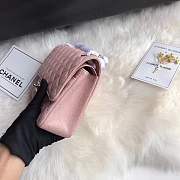 Chanel calfskin caviar skin leather 2.55 Flap pink Bag 1112 - 4