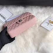 Chanel calfskin caviar skin leather 2.55 Flap pink Bag 1112 - 3