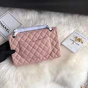 Chanel calfskin caviar skin leather 2.55 Flap pink Bag 1112 - 2