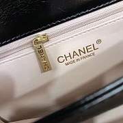 Chanel 24cm black accordion flapbag - 4