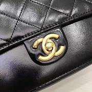 Chanel 24cm black accordion flapbag - 2