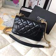 Chanel 20cm black accordion flapbag 9186590 - 5