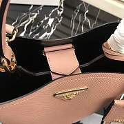 Prada 1BA212 Prada Double Saffiano pink bag - 3