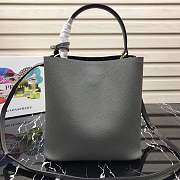 Prada 1BA212 Prada Double Saffiano gray bag - 6