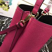 Prada 1BA212 Prada Double Saffiano rose red bag - 6