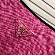 Prada 1BA212 Prada Double Saffiano rose red bag - 4