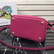 Prada 1BA212 Prada Double Saffiano rose red bag - 2
