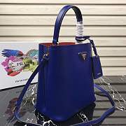Prada 1BA212 Prada Double Saffiano blue bag - 3