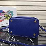 Prada 1BA212 Prada Double Saffiano blue bag - 4