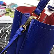 Prada 1BA212 Prada Double Saffiano blue bag - 5