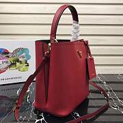 Prada 1BA212 Prada Double Saffiano red bag - 3