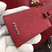 Prada 1BA212 Prada Double Saffiano red bag - 6