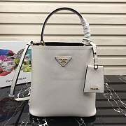 Prada 1BA212 Prada Double Saffiano white bag - 1