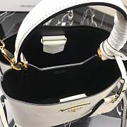 Prada 1BA212 Prada Double Saffiano white bag - 2